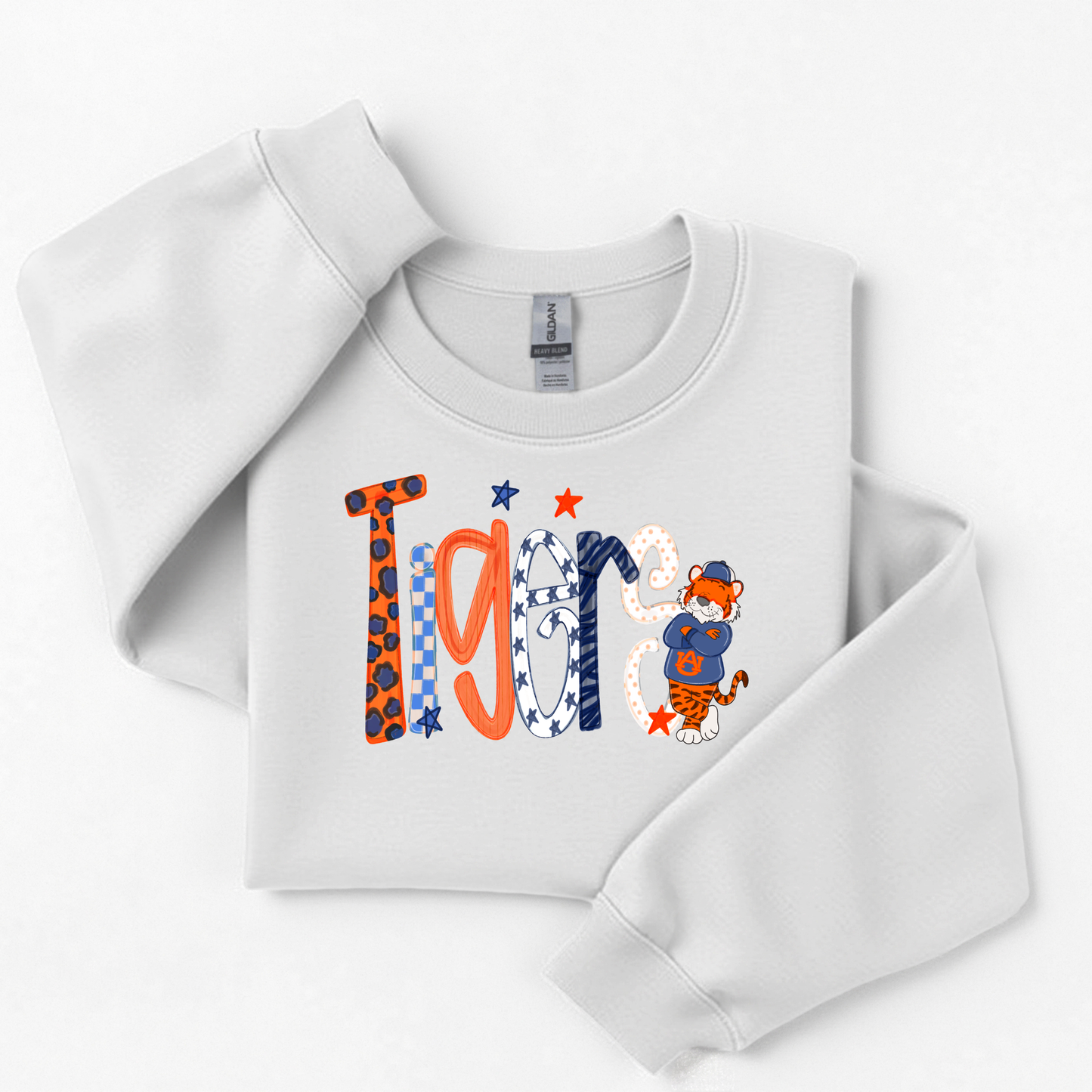 4170 - Auburn Tigers - Doodle Font