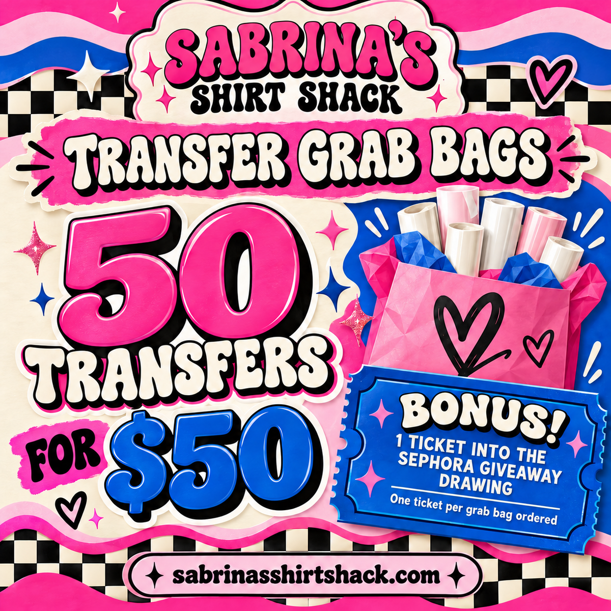 50 Transfer Grab Bag