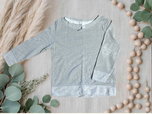 Light Grey Heathered Sweatshirt