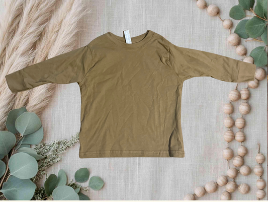 Brown Long Sleeve Tshirt