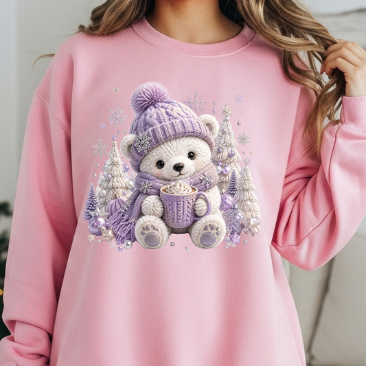 4246 - purple polar bear