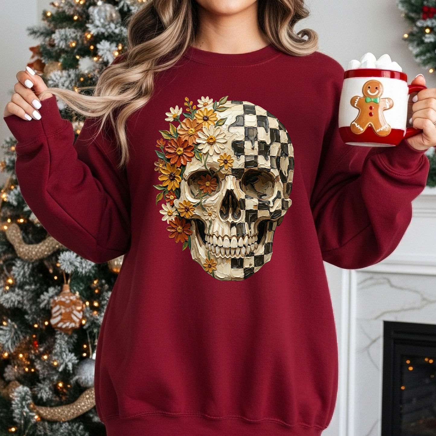 3975 - floral skelly