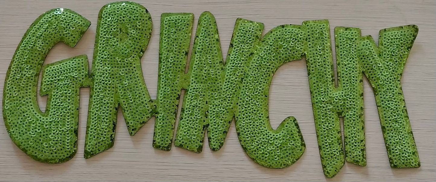 Sequin Green Grinchy