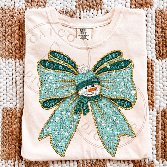 4196 - Snowman Bow