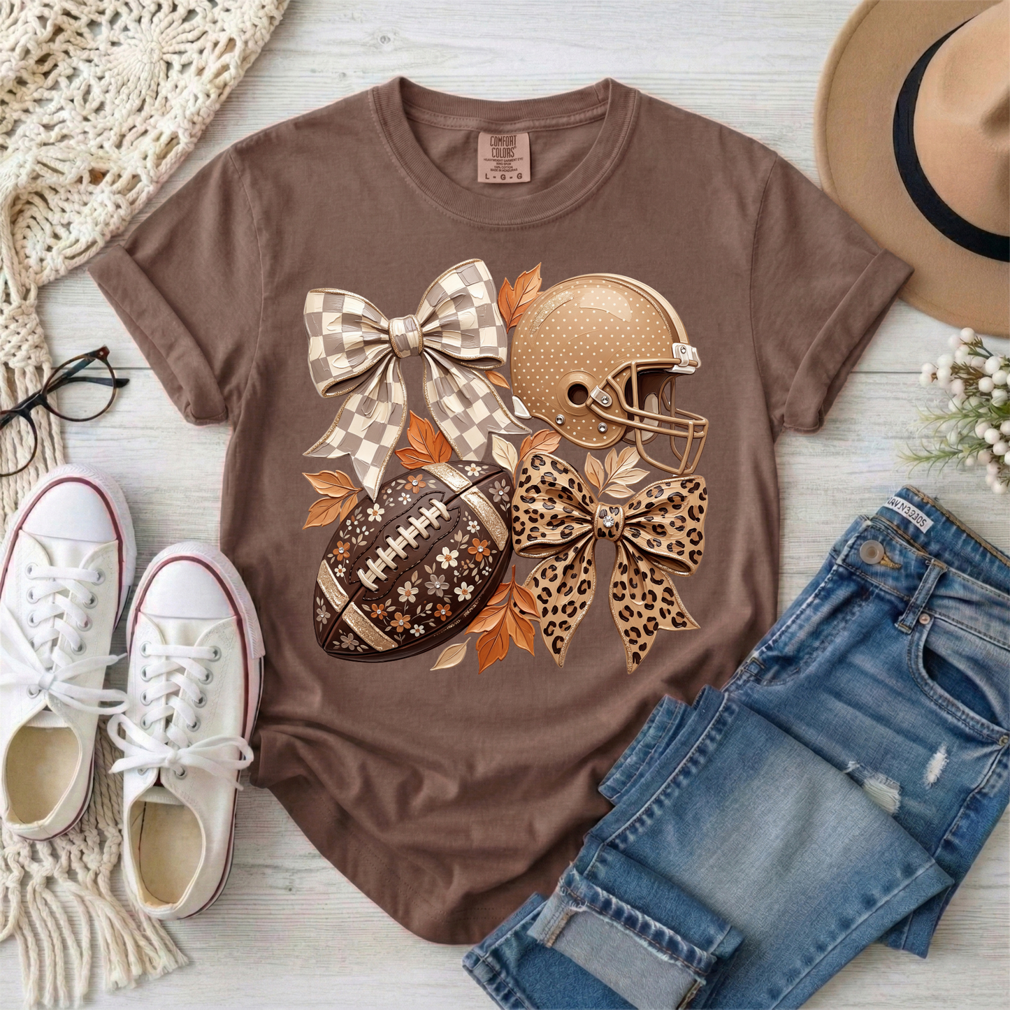3886 - Bows & Football