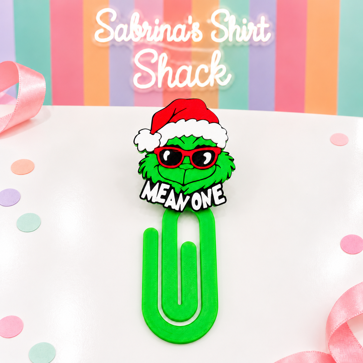 Mean One bookmark/paper clip