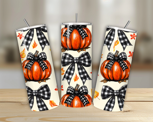 Pumpkin Bows20oz Tumbler
