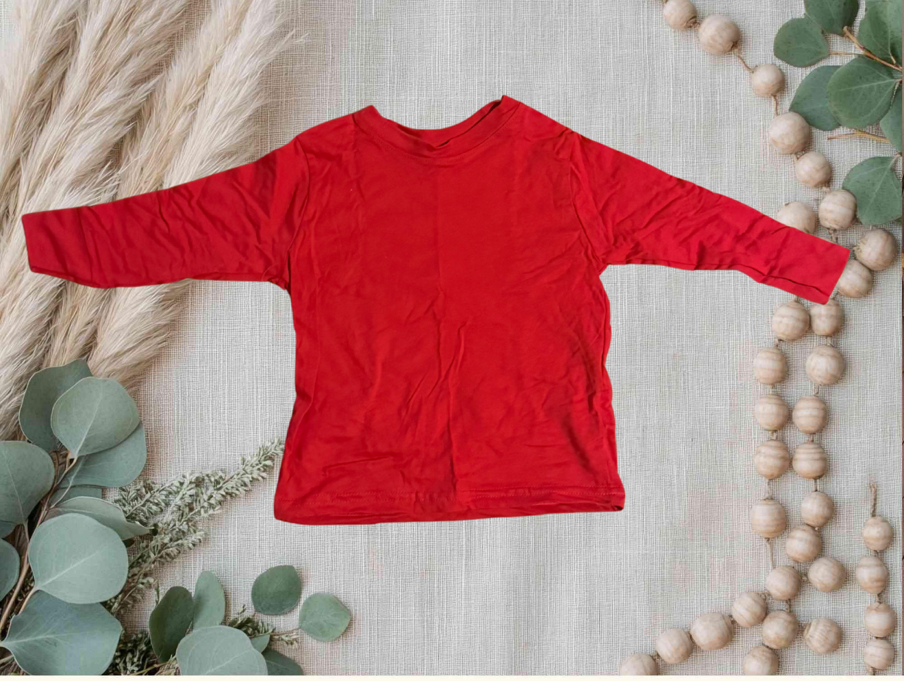 Red Long Sleeve Tshirt