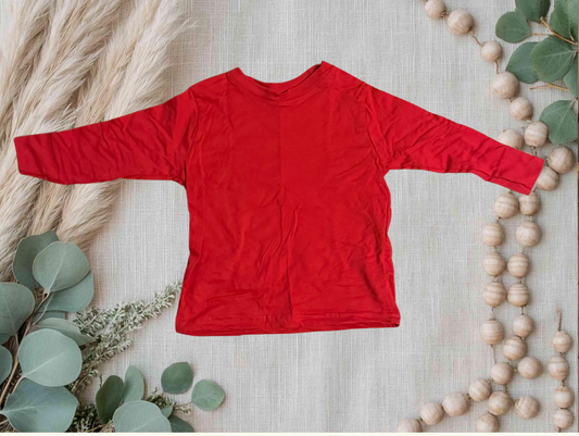 Red Long Sleeve Tshirt