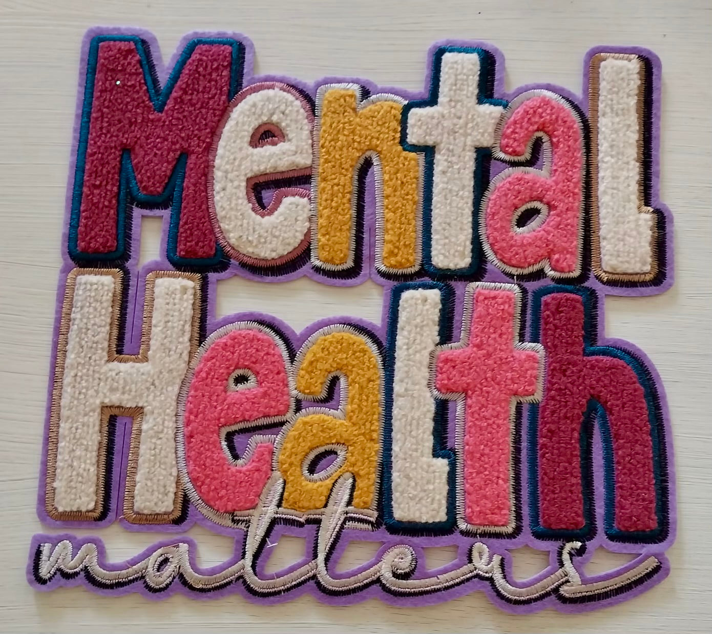 Mental Health Matters Chenille Patch