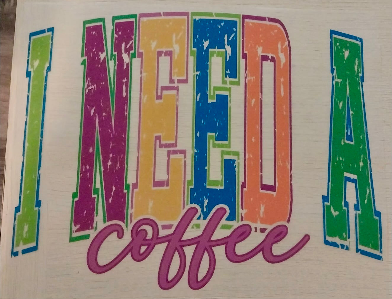 I Need a Coffee