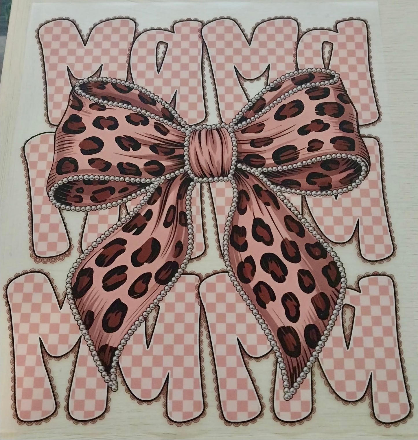 Stacked Mama Leopard & Peach