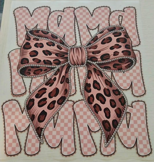 Stacked Mama Leopard & Peach