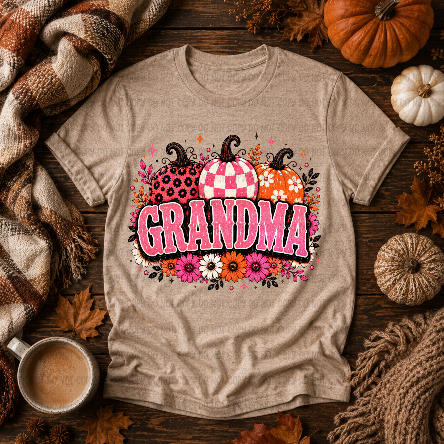 3890 - Fall Pumpkin Grandma