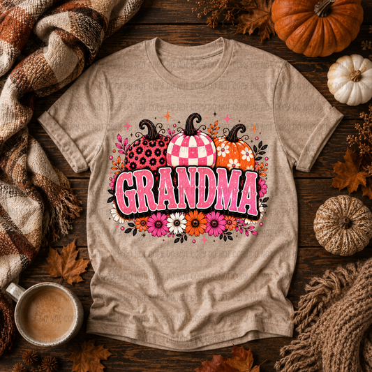 3890 - Fall Pumpkin Grandma
