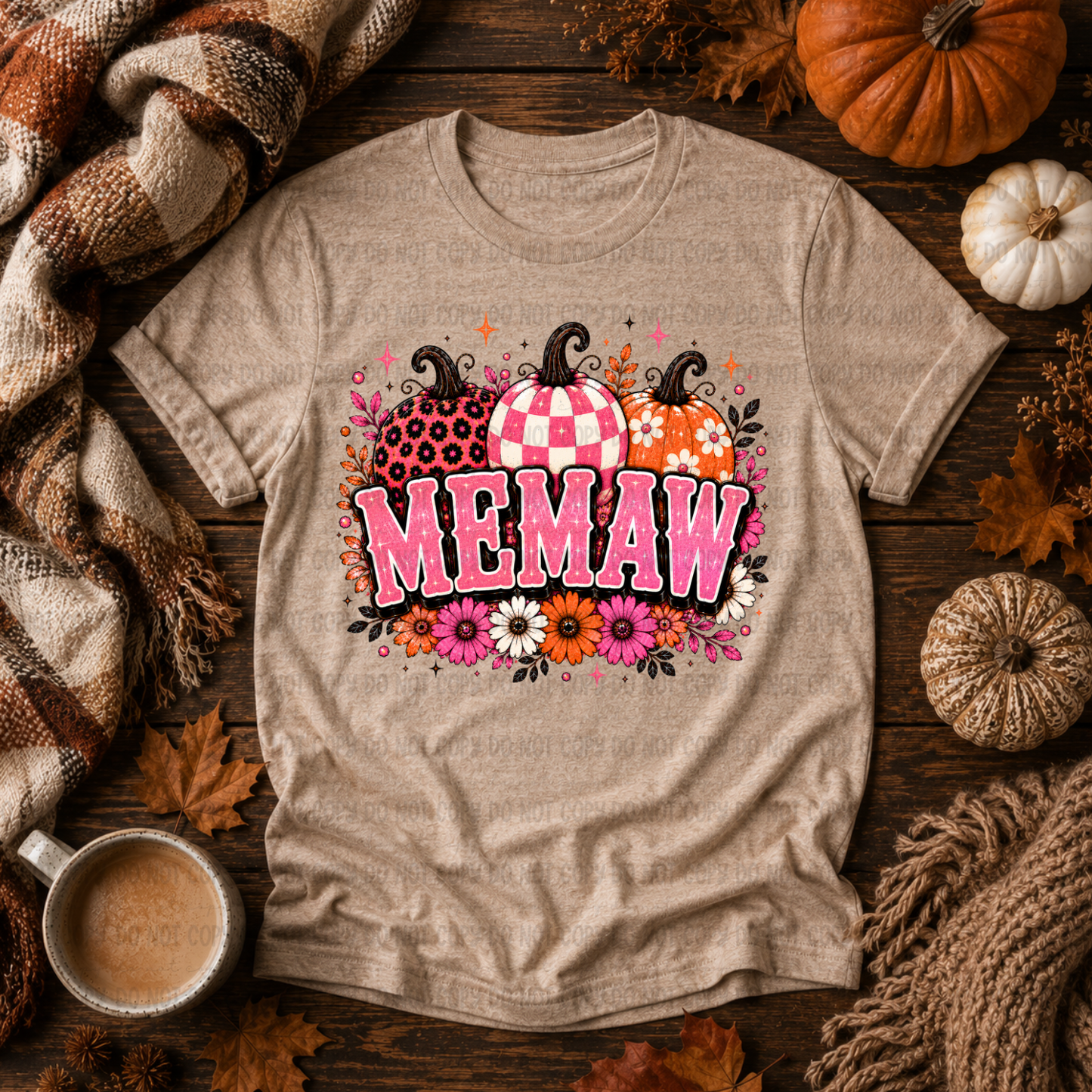 3895 - Fall Pumpkin Memaw