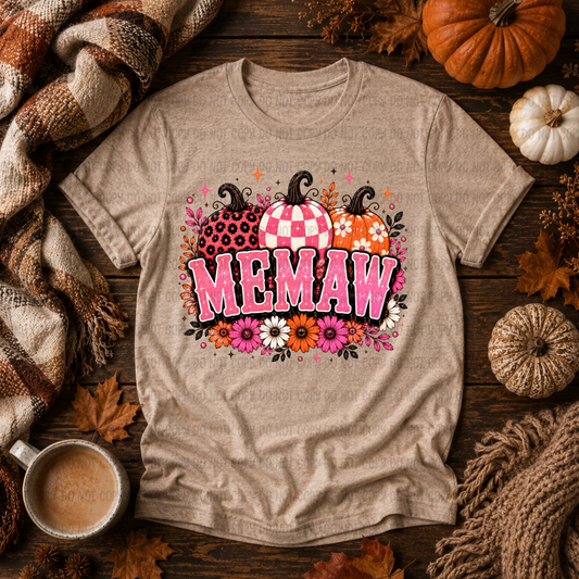 3895 - Fall Pumpkin Memaw