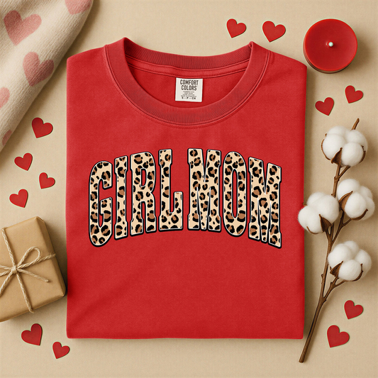 3156 - Girl Mom Leopard