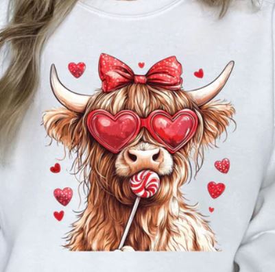 Valentine Highland Cow